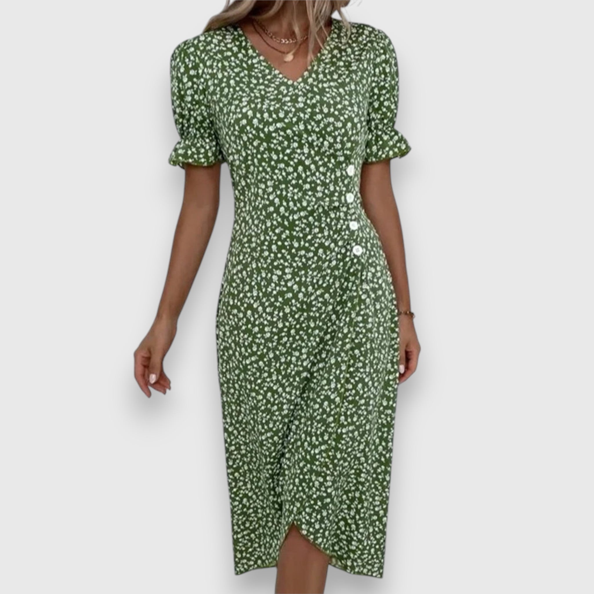 Francesca™ | Robe Fleurie Élégante