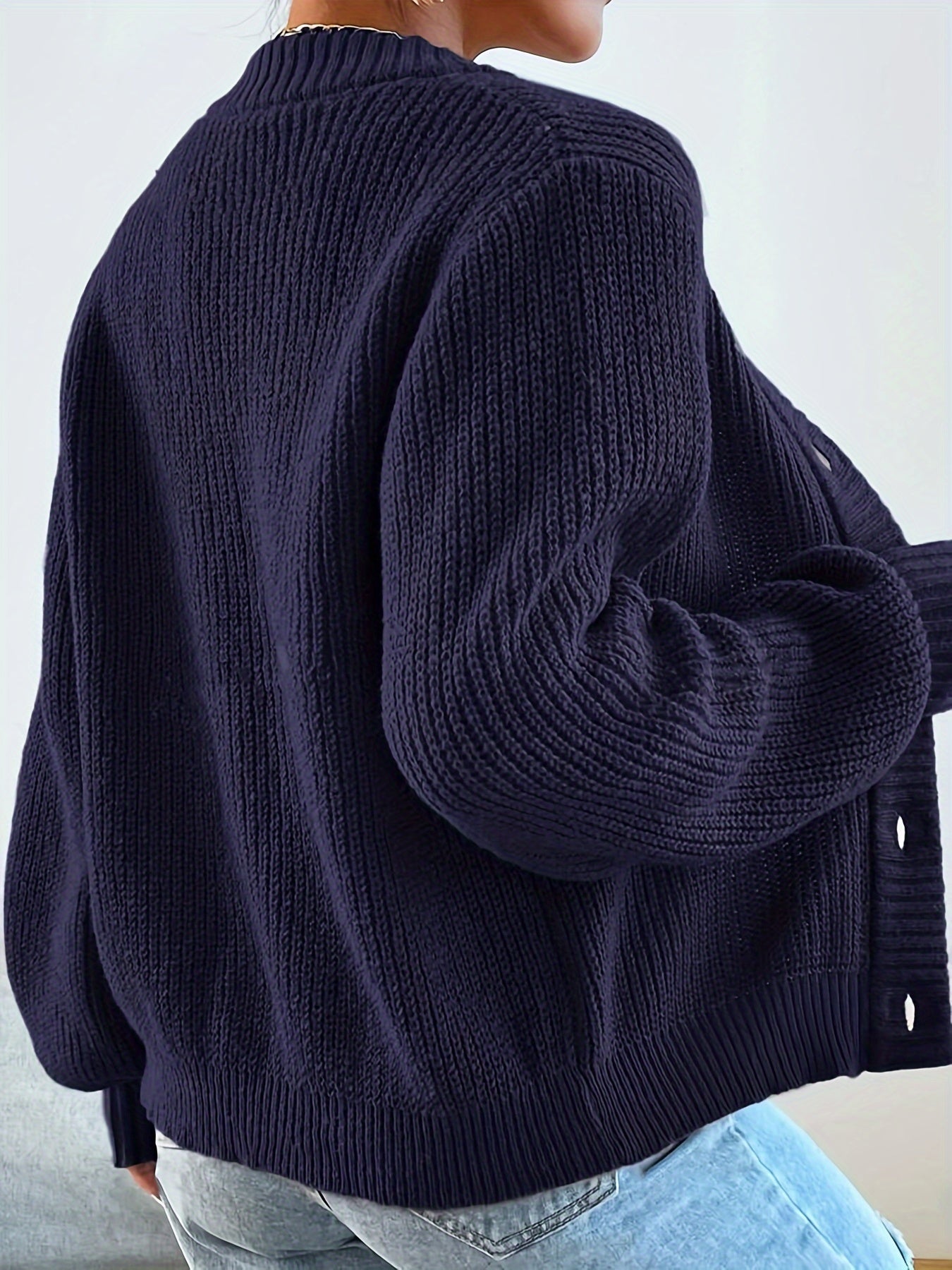 Annabelle™ | Cardigan Doux Émeraude, Élégance Décontractée