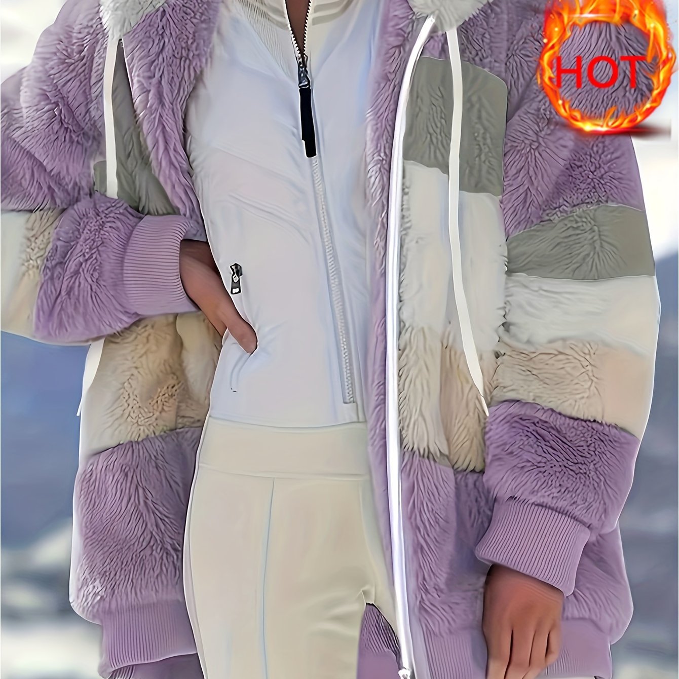 Islae™ | Veste à Capuche en Fausse Fourrure Élégante