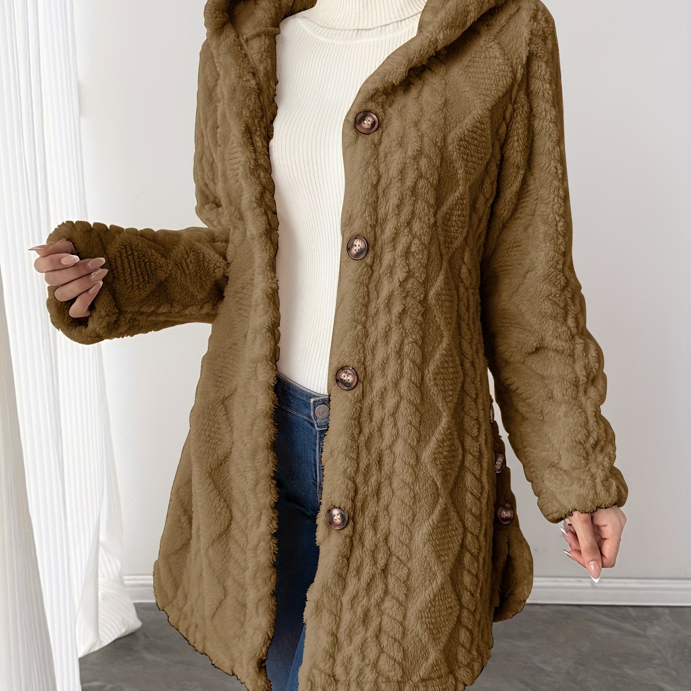 Alba™ | Pull à manches chauve-souris en côtes avec zip