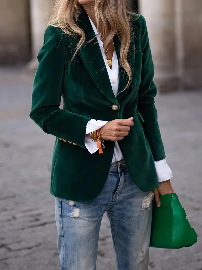 Zyra™ | Blazer Élégant et Polyvalent