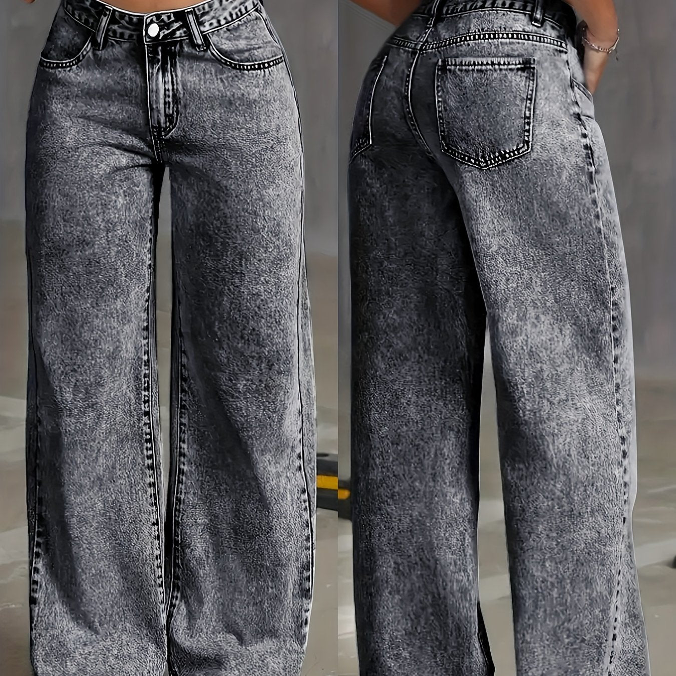 Lucy™ | Jean Droit Extensible Élégant