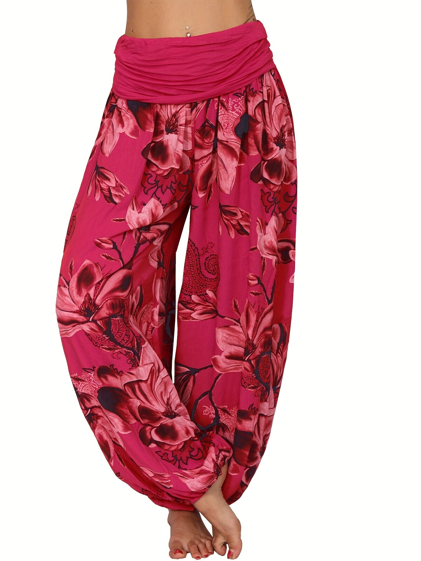 Muri™ | Pantalon Bohémien Floral Élégant