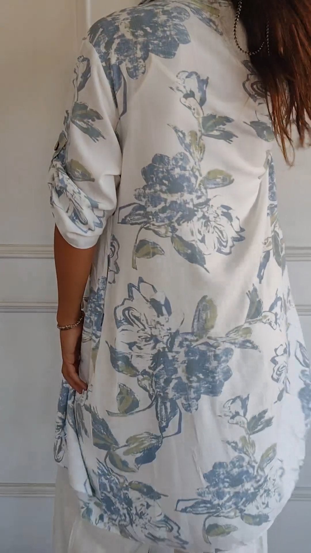 Jana™ | Robe Élégante en Coton et Lin