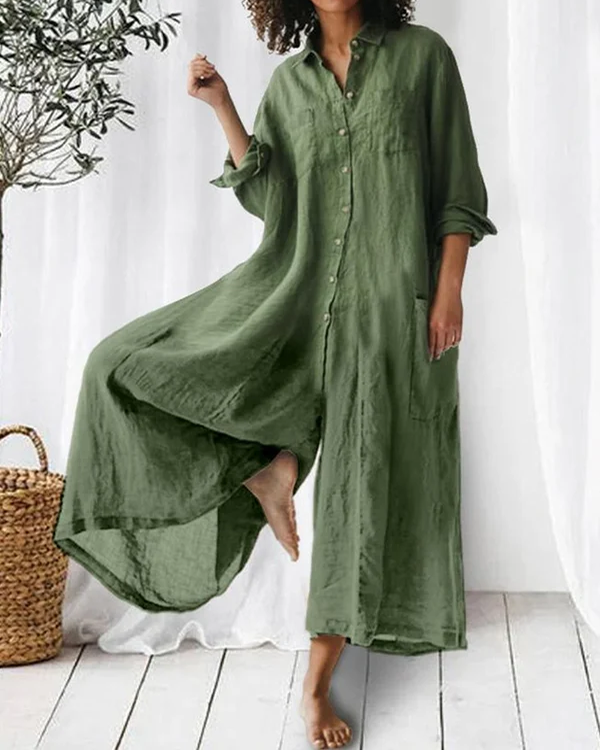 Jupine™ | Combinaison Décontractée en Coton