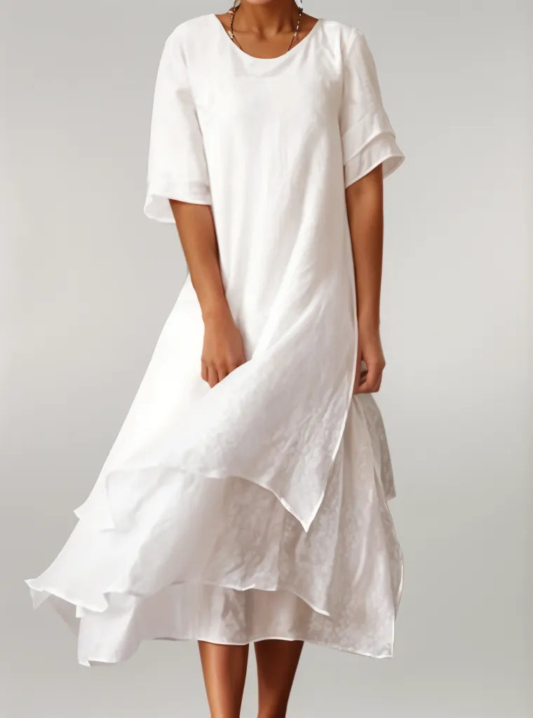 Ramar™ | Robe Longue Élégante En Coton-Lin
