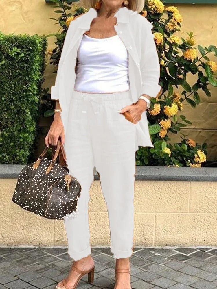 Henna™ | Ensemble Élégant et Confortable en Lin