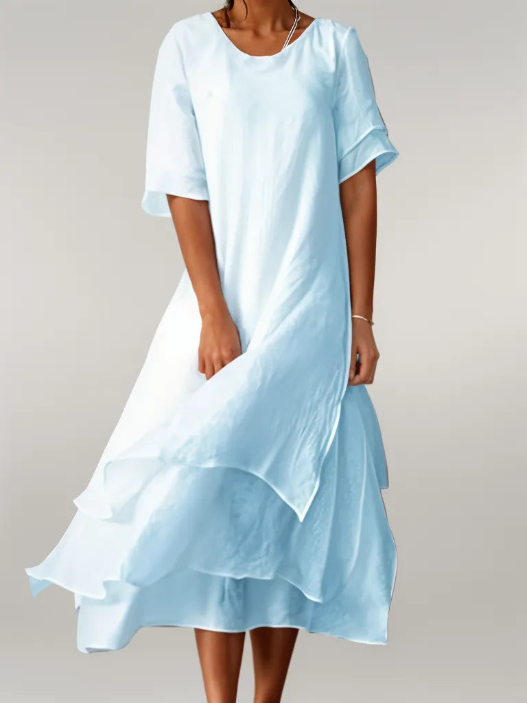 Ramar™ | Robe Longue Élégante En Coton-Lin