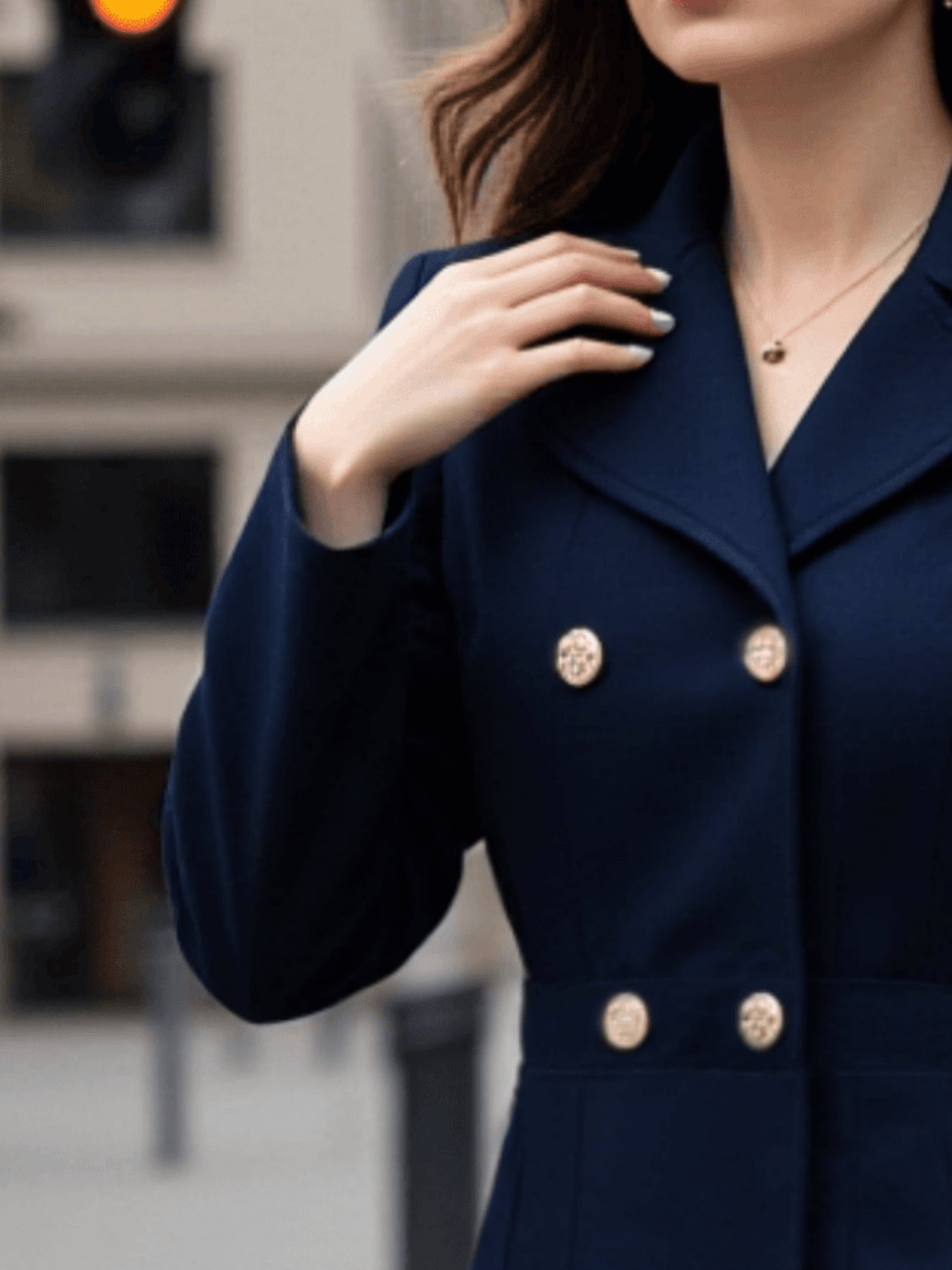 Suzette™ | Manteau long croisé évasé