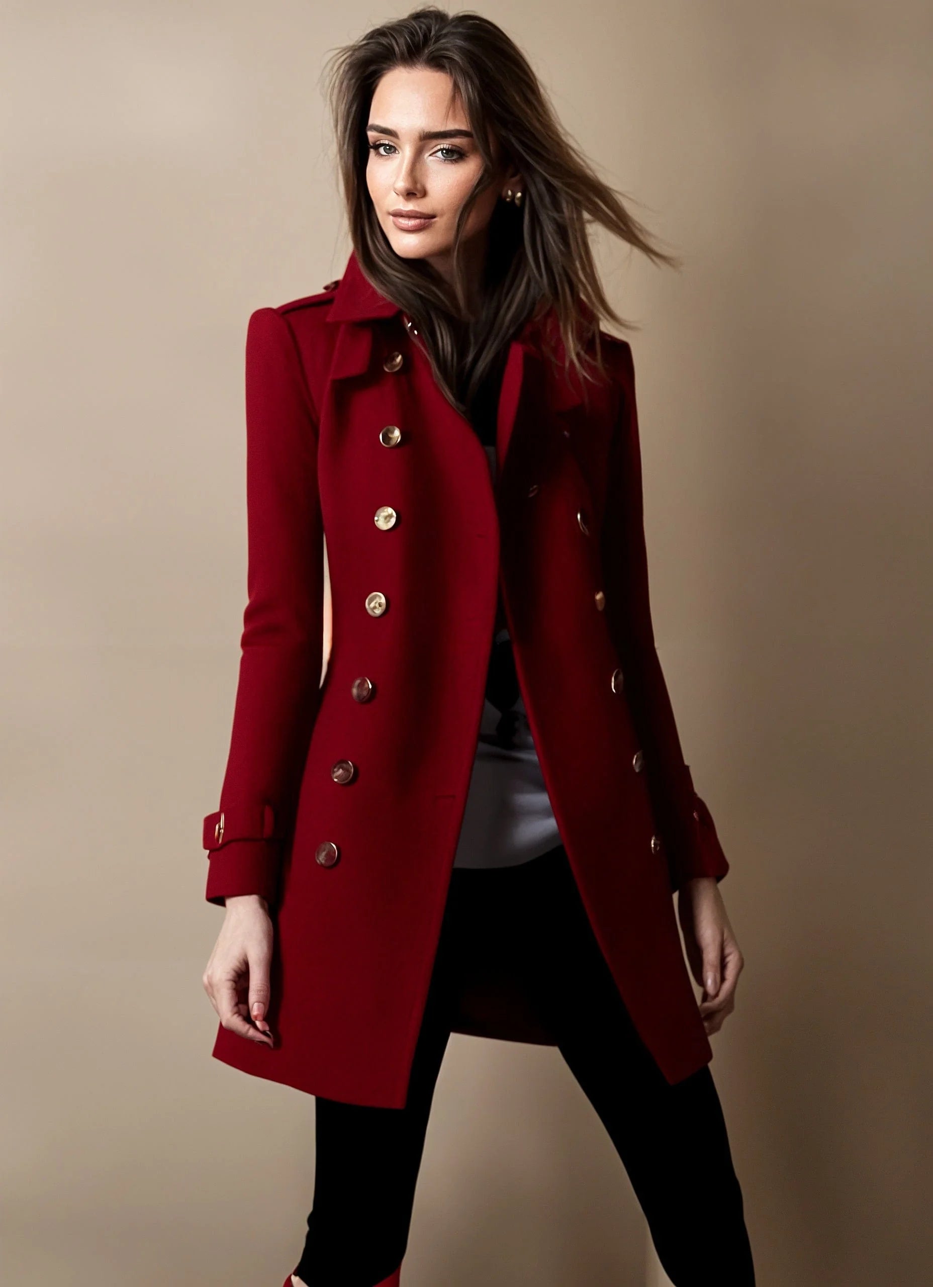 Kasmi™ | Manteau d'elegance en Laine
