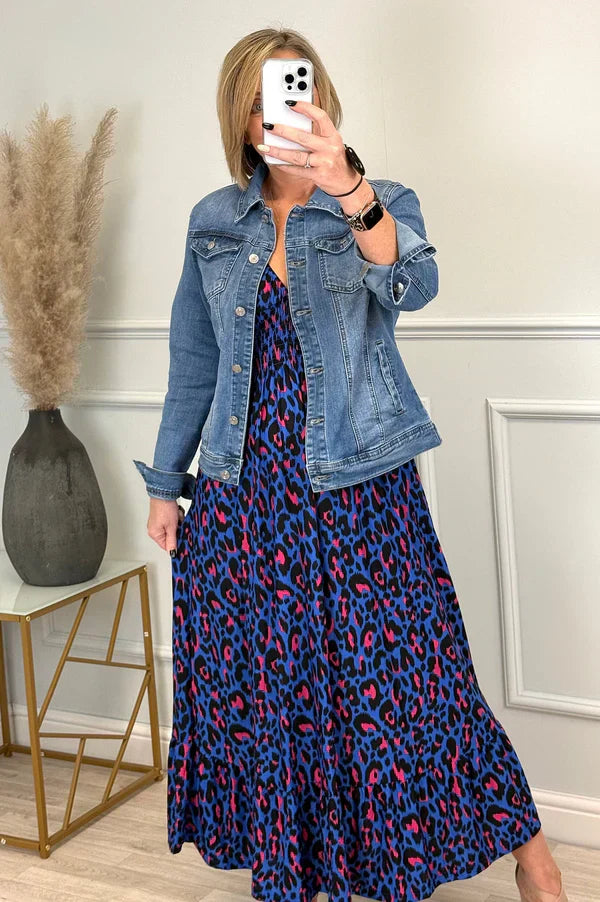 Hannah™ | Robe Léopard Élégante