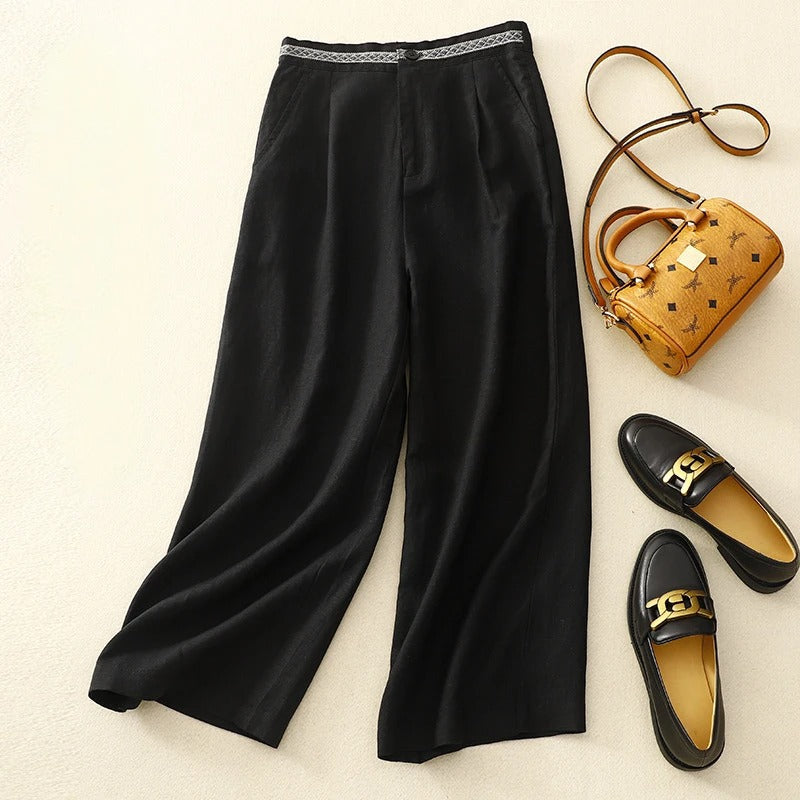 Glen™ | Pantalons Élégants en Lin