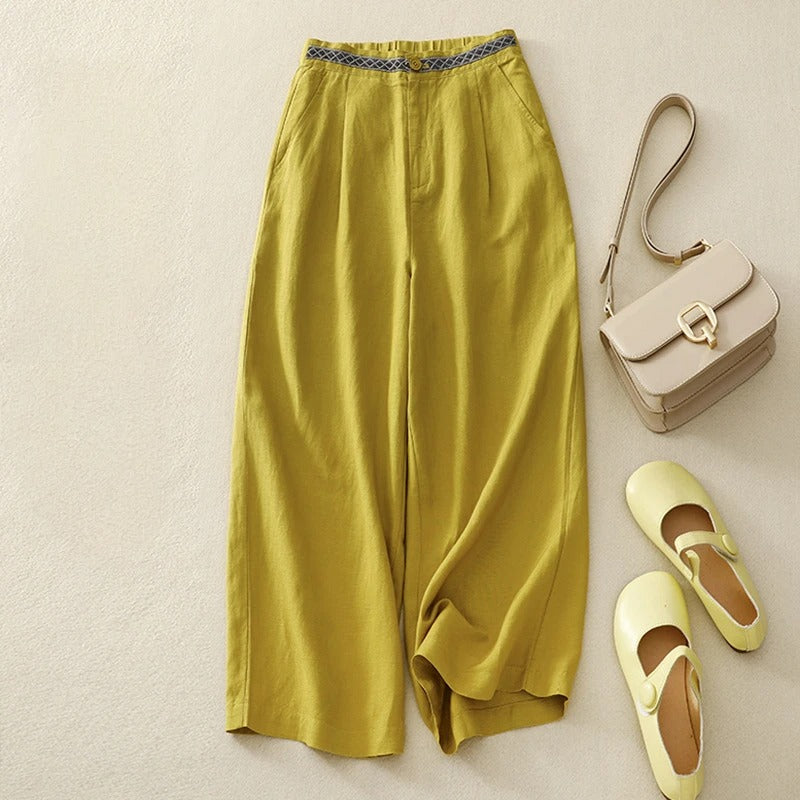 Glen™ | Pantalons Élégants en Lin