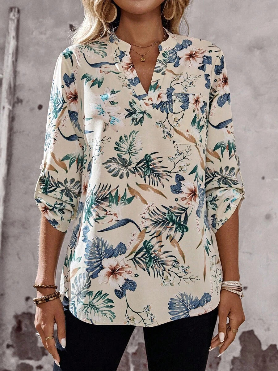 Emery™ | Chemisier Floral Élégant