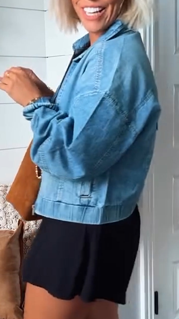 Valentina™ | Veste en Denim Élégante