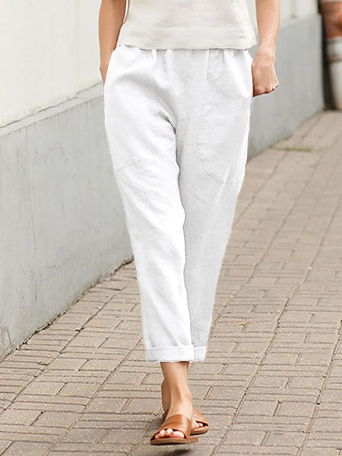 Quinn™ | Pantalon Décontracté Élégant en Coton