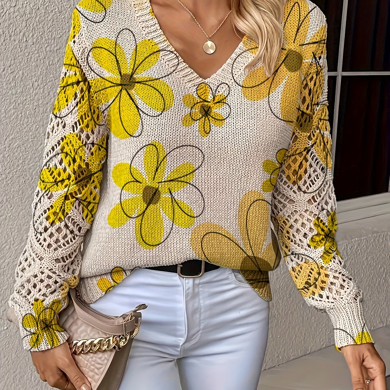 Antonina™ | Pull Élégant à Col V