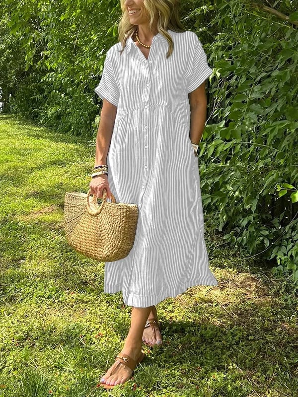 Aglyn™ | Robe Maxi Élégante en Coton