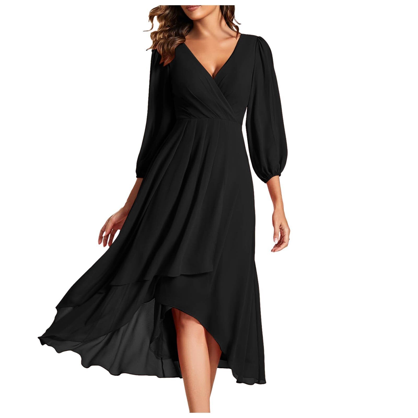 Coline™ | Robe Élégante à Col V