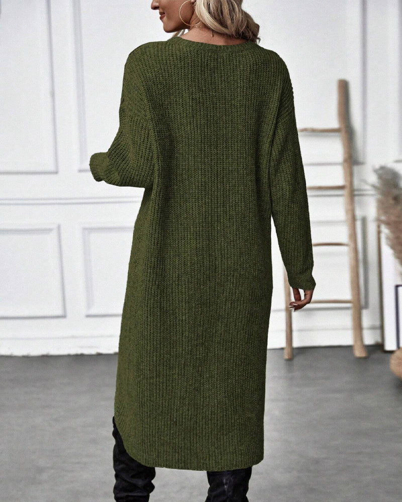 Stella™ | Robe Pull Asymétrique en Coton