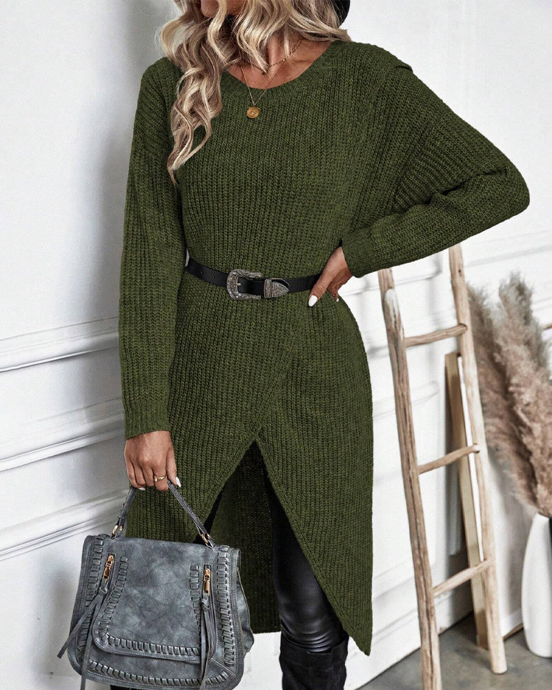 Stella™ | Robe Pull Asymétrique en Coton