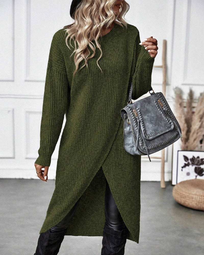 Stella™ | Robe Pull Asymétrique en Coton