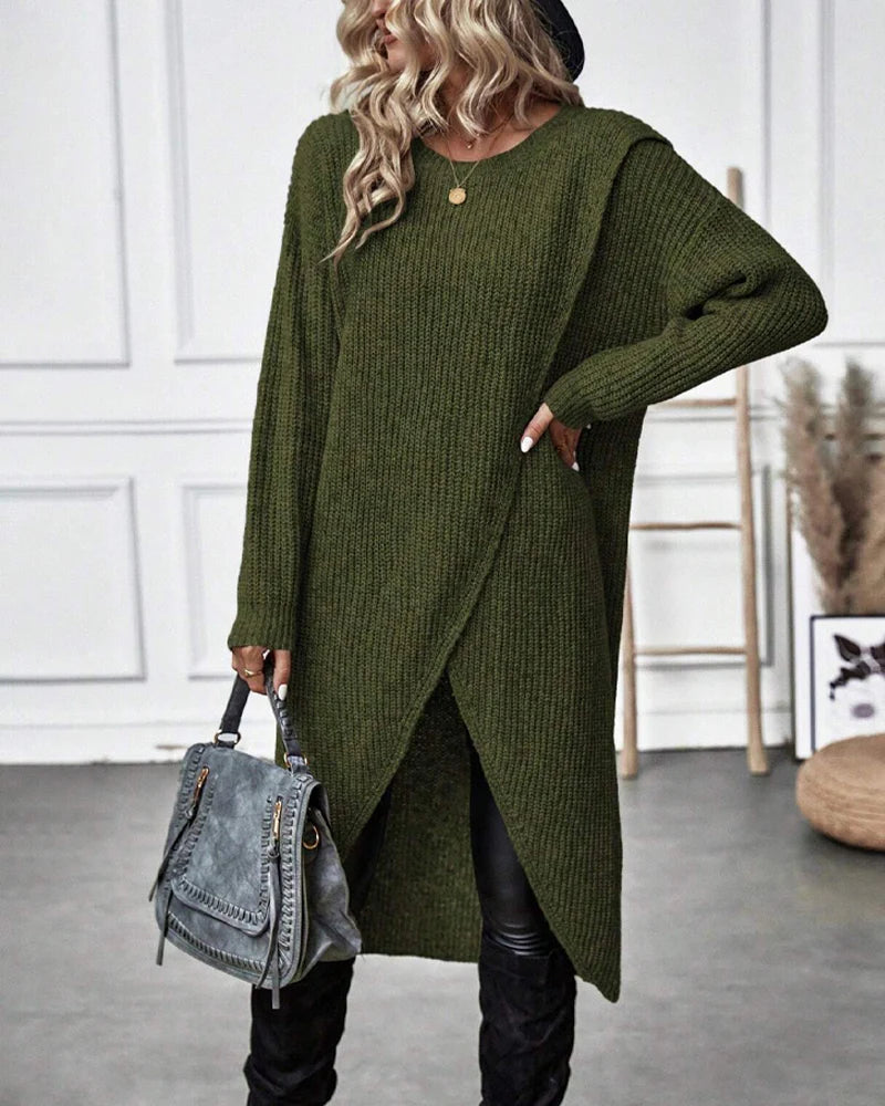 Stella™ | Robe Pull Asymétrique en Coton