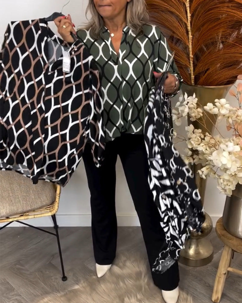 Janny™ | Blouse Décontractée à Manches Longues