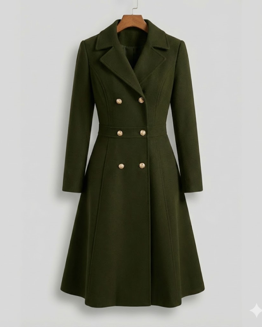 Suzette™ | Manteau long croisé évasé