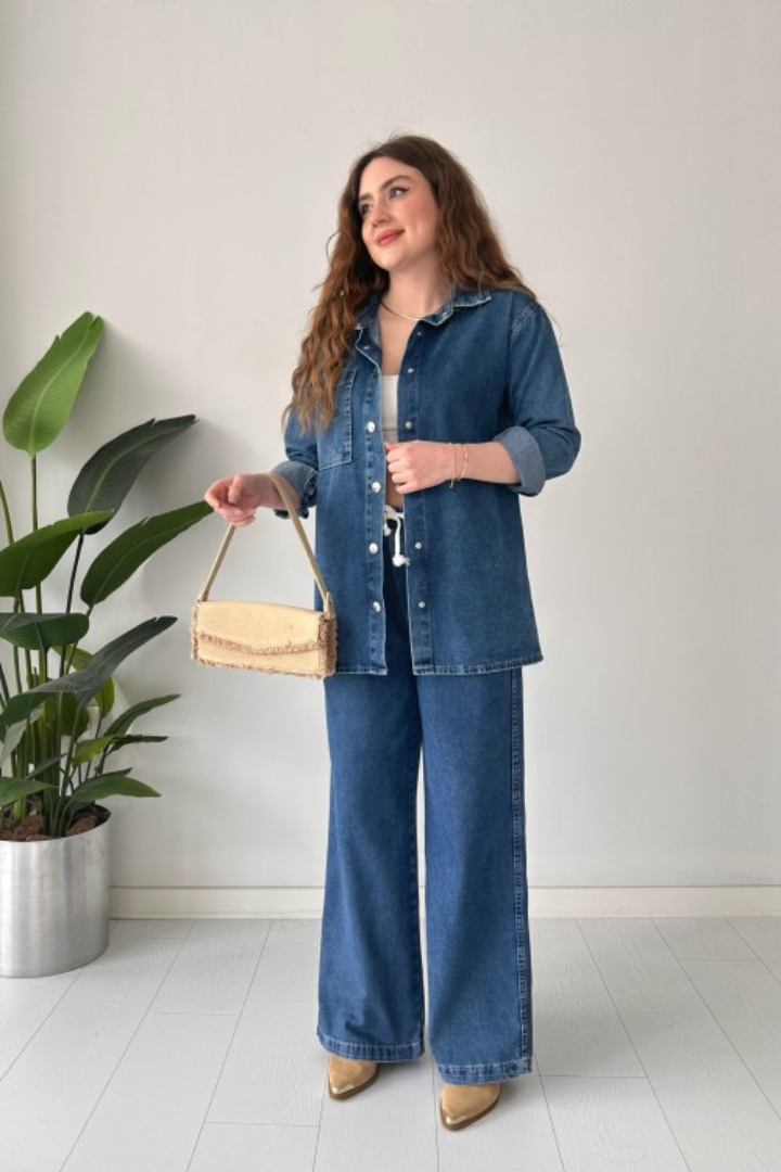 Farah™ | Tenue Printanière Élégante (2 piéces)