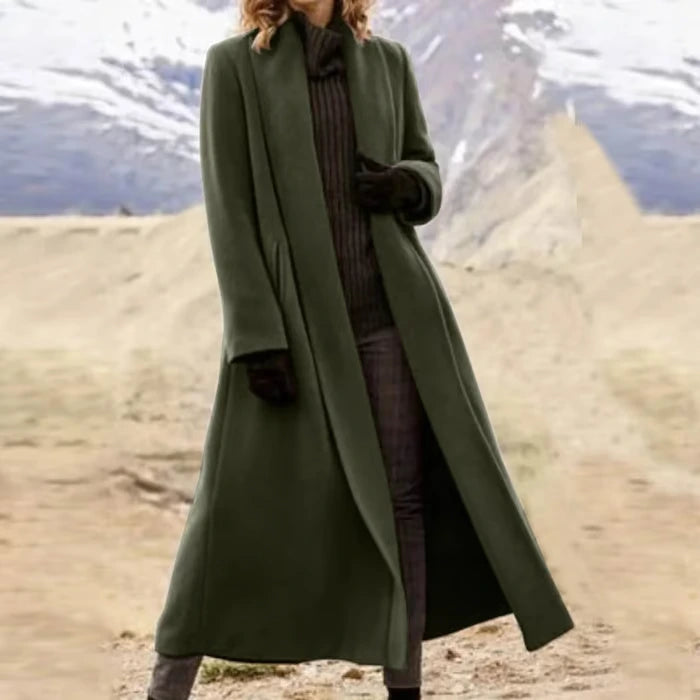 Kalio™ | Manteau Long en Laine+ Gants élégants Gratuits