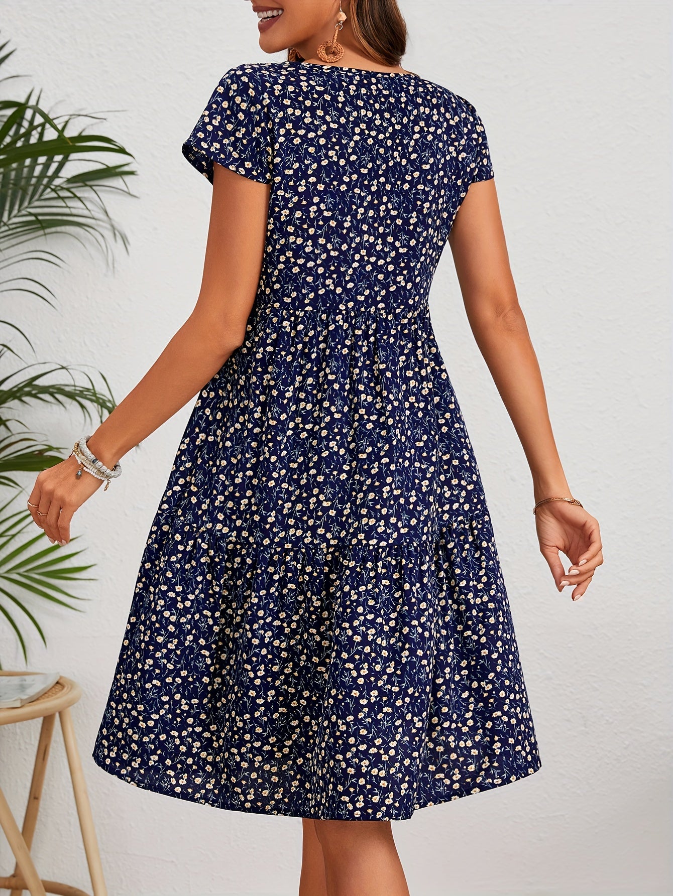 Pena™ | Robe Vintage à Imprimé Floral