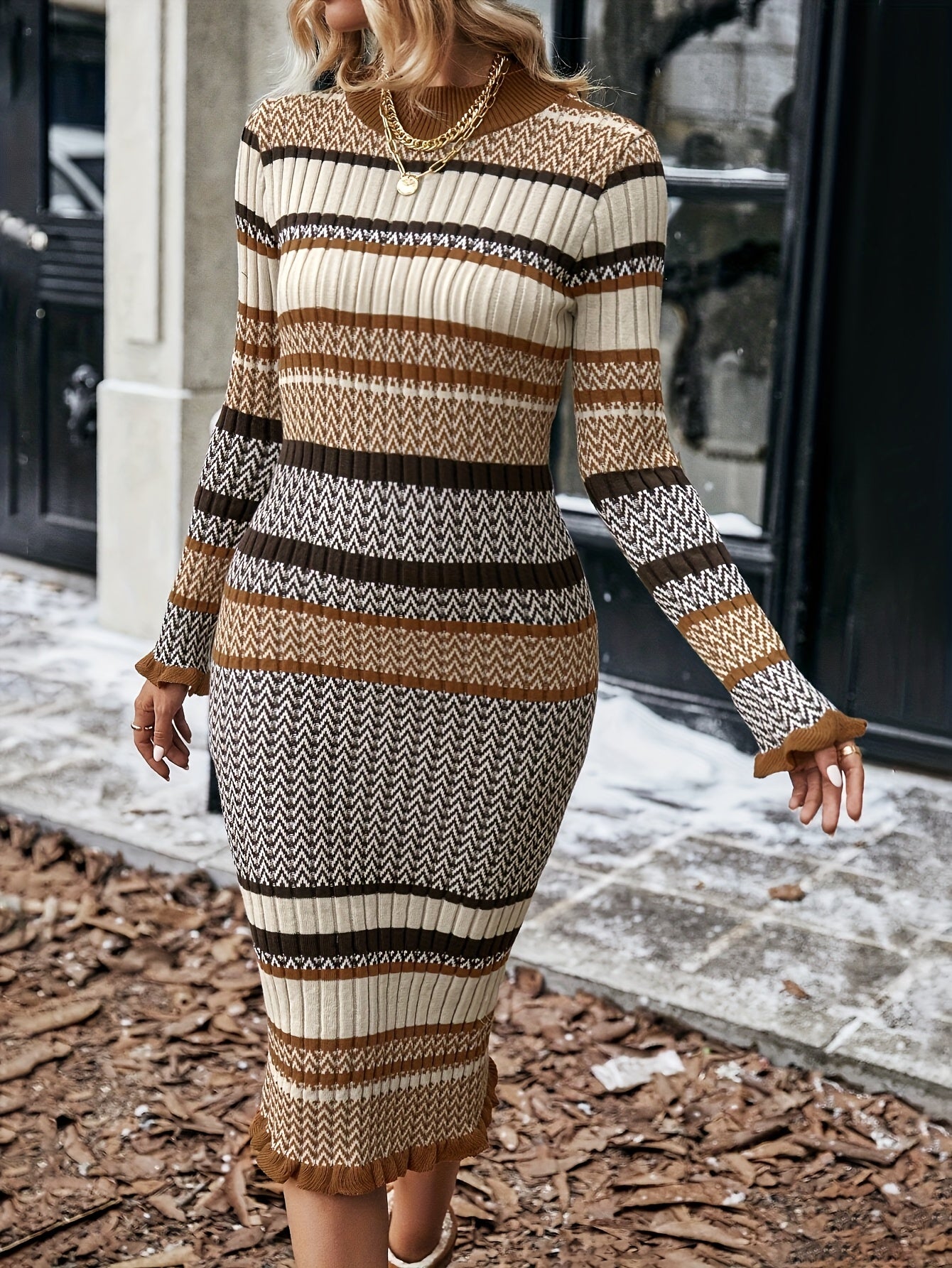 Candela™ | Robe Pull Moulante Élégante