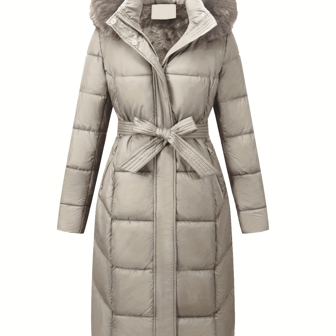 Mara™ | Manteau Élégant Mi-Long avec Capuche