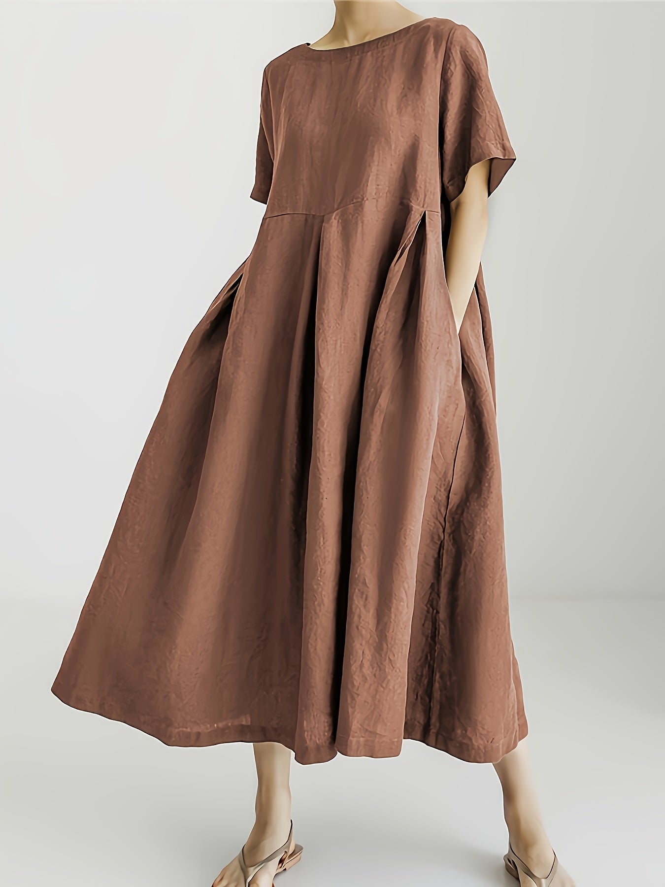 Juliette™ | Robe Longue Élégante en Lin