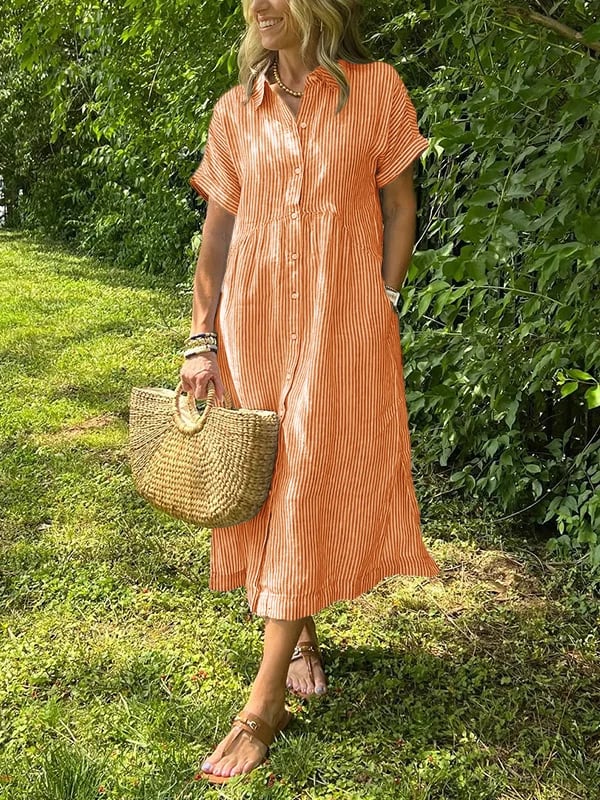 Aglyn™ | Robe Maxi Élégante en Coton