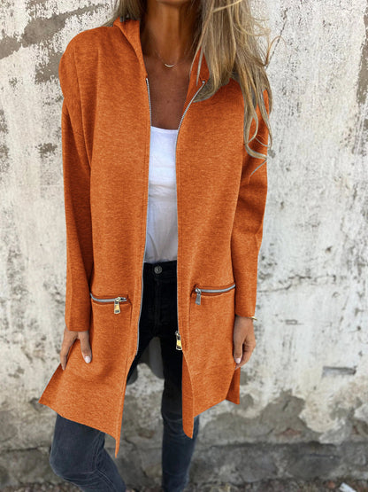 Alcatella™ | Cardigan Élégant à Manches Longues avec Zip