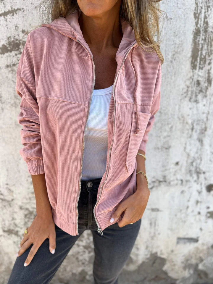 Eliza™ | Veste Casual à Capuche en coton