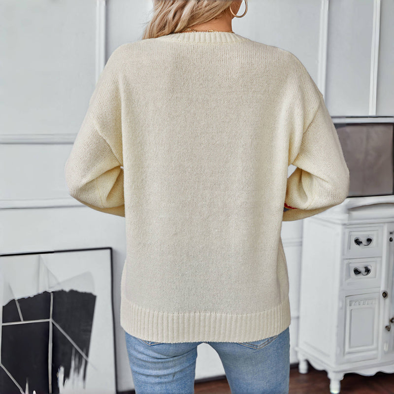 Eliza™ | Pull Arc-En-Ciel Décontracté et Confortable