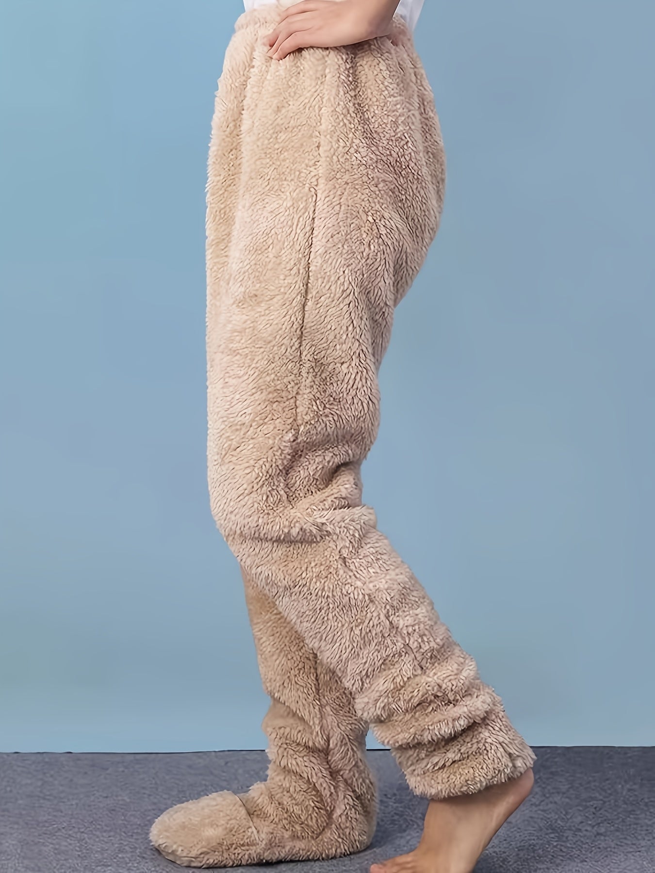 Brielle™ | Pantalon de pyjama peluche à pieds