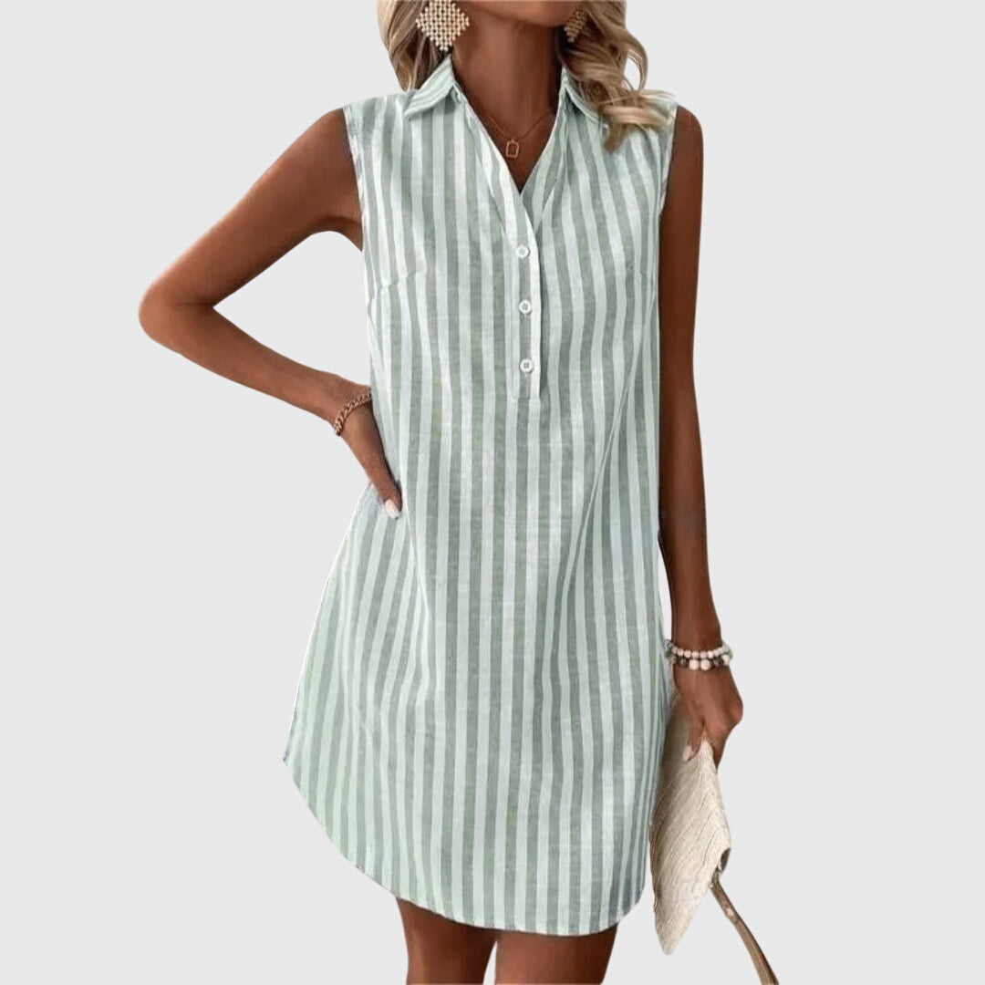 Nevan™ | Robe Chemise Élégante en coton