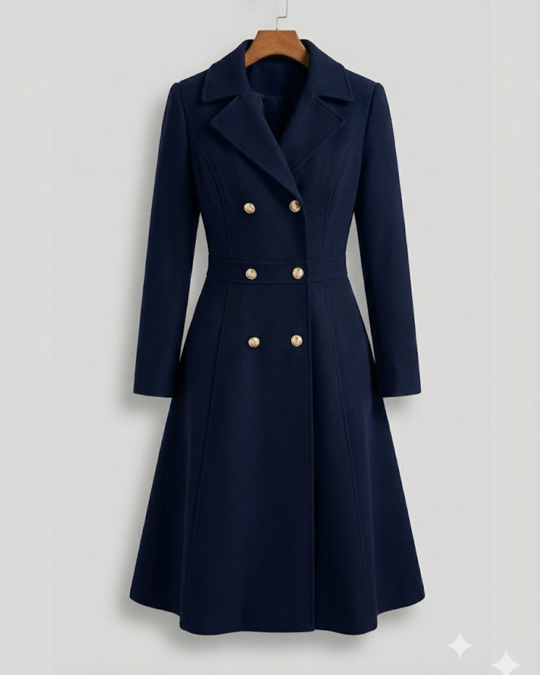 Suzette™ | Manteau long croisé évasé