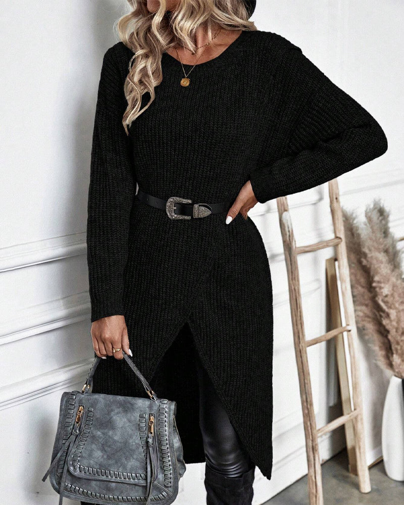 Stella™ | Robe Pull Asymétrique en Coton
