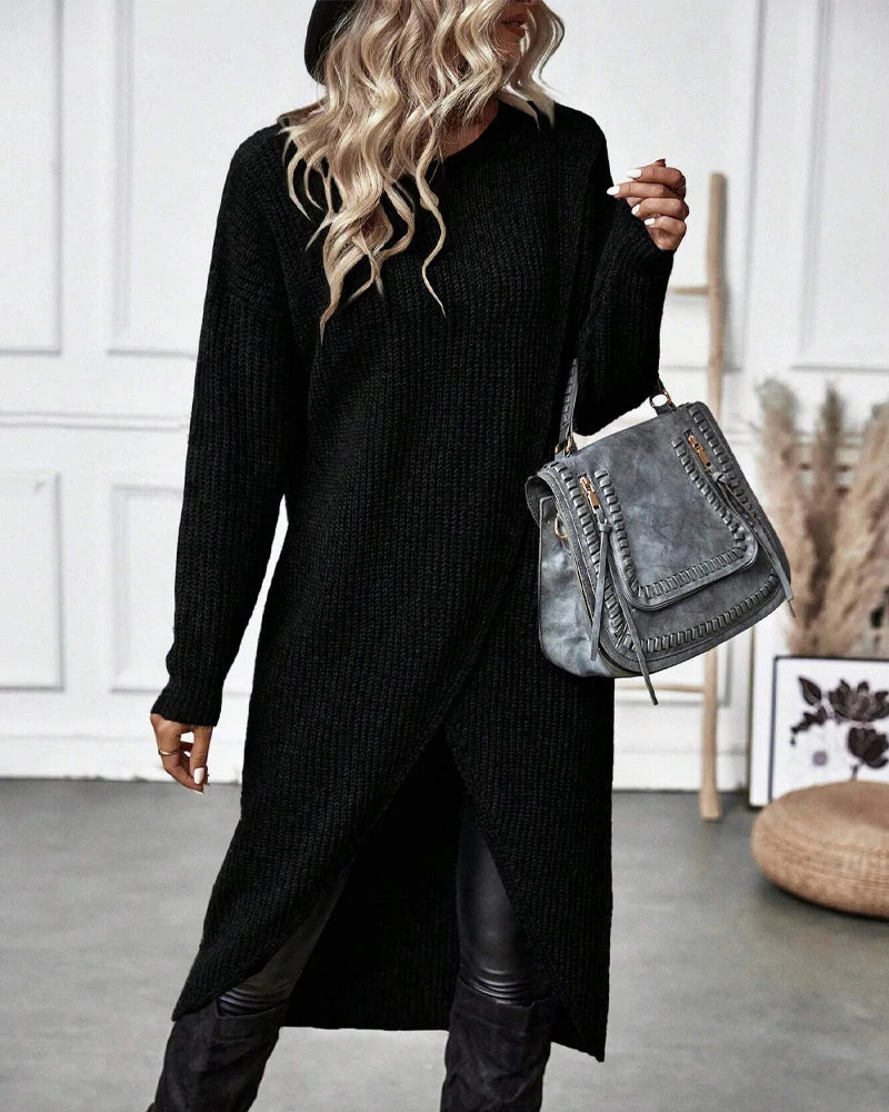 Stella™ | Robe Pull Asymétrique en Coton