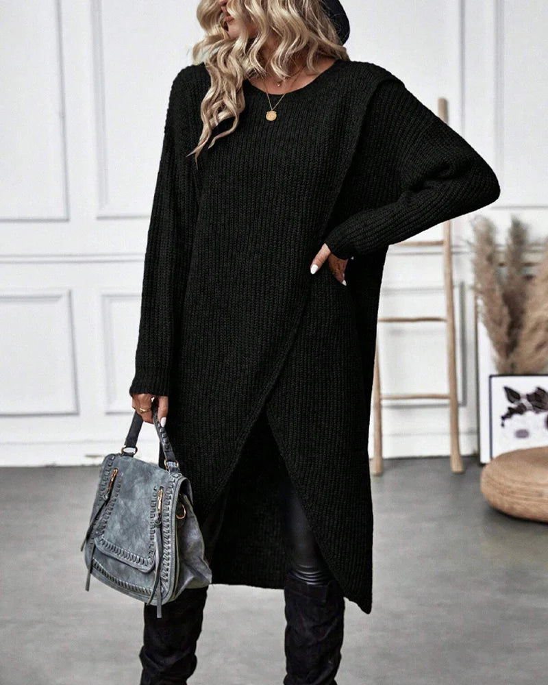 Stella™ | Robe Pull Asymétrique en Coton