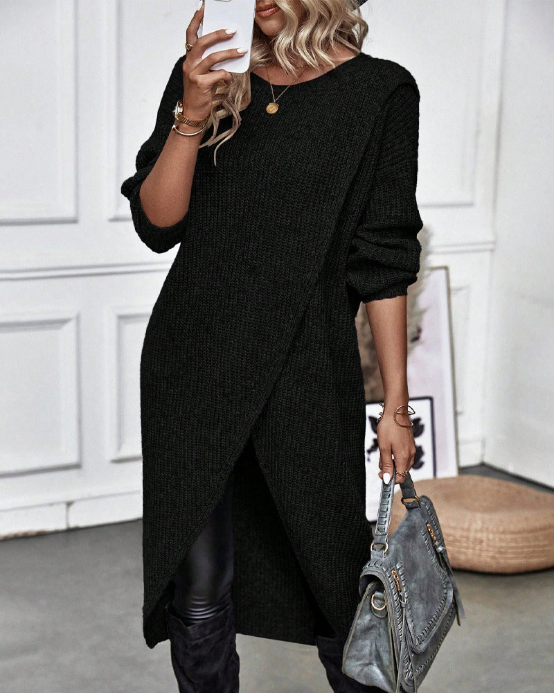 Stella™ | Robe Pull Asymétrique en Coton