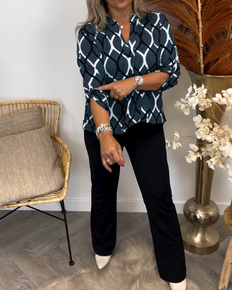 Janny™ | Blouse Décontractée à Manches Longues