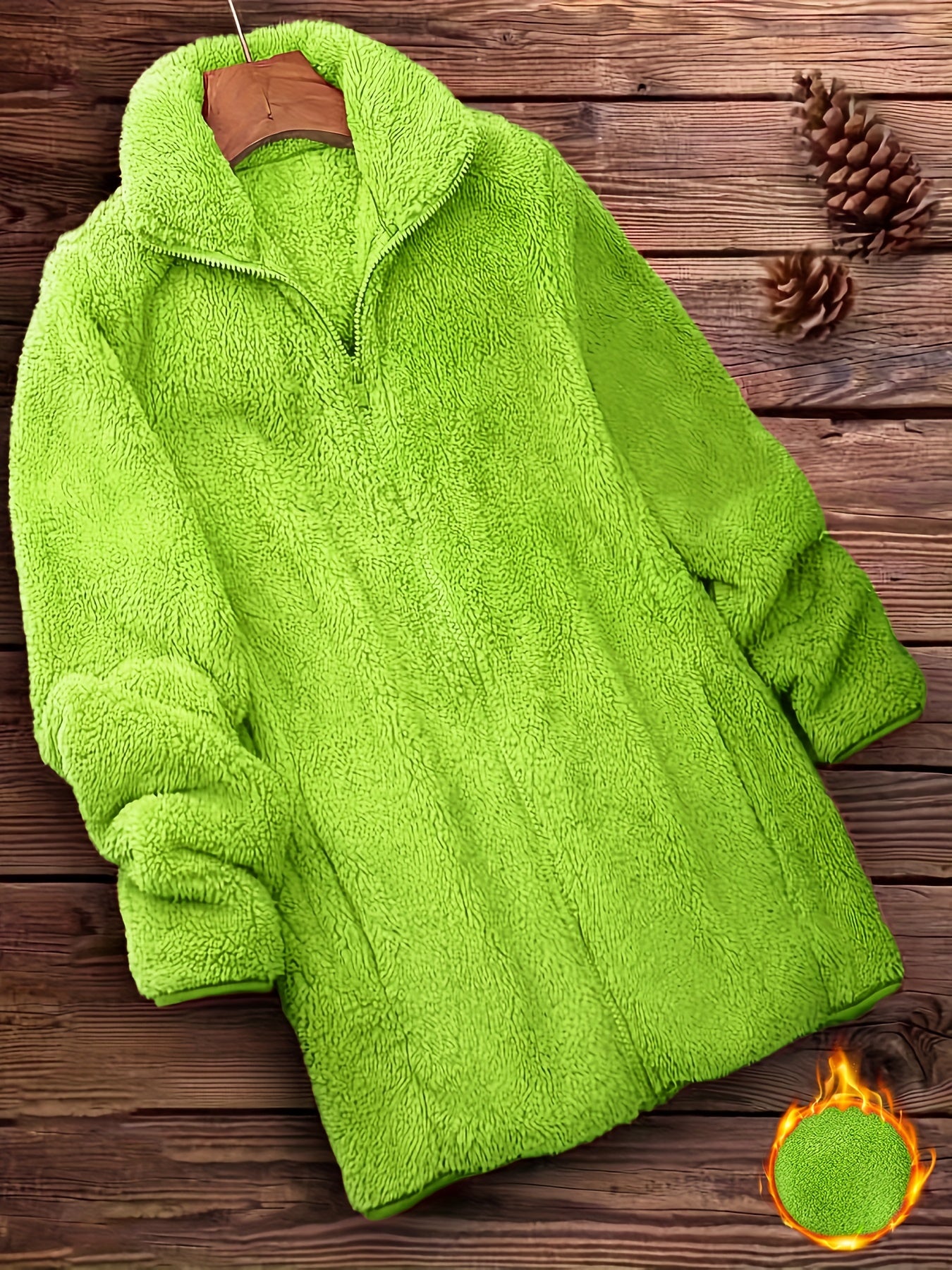Yara™ | Manteau Fourré Zippé Élégant