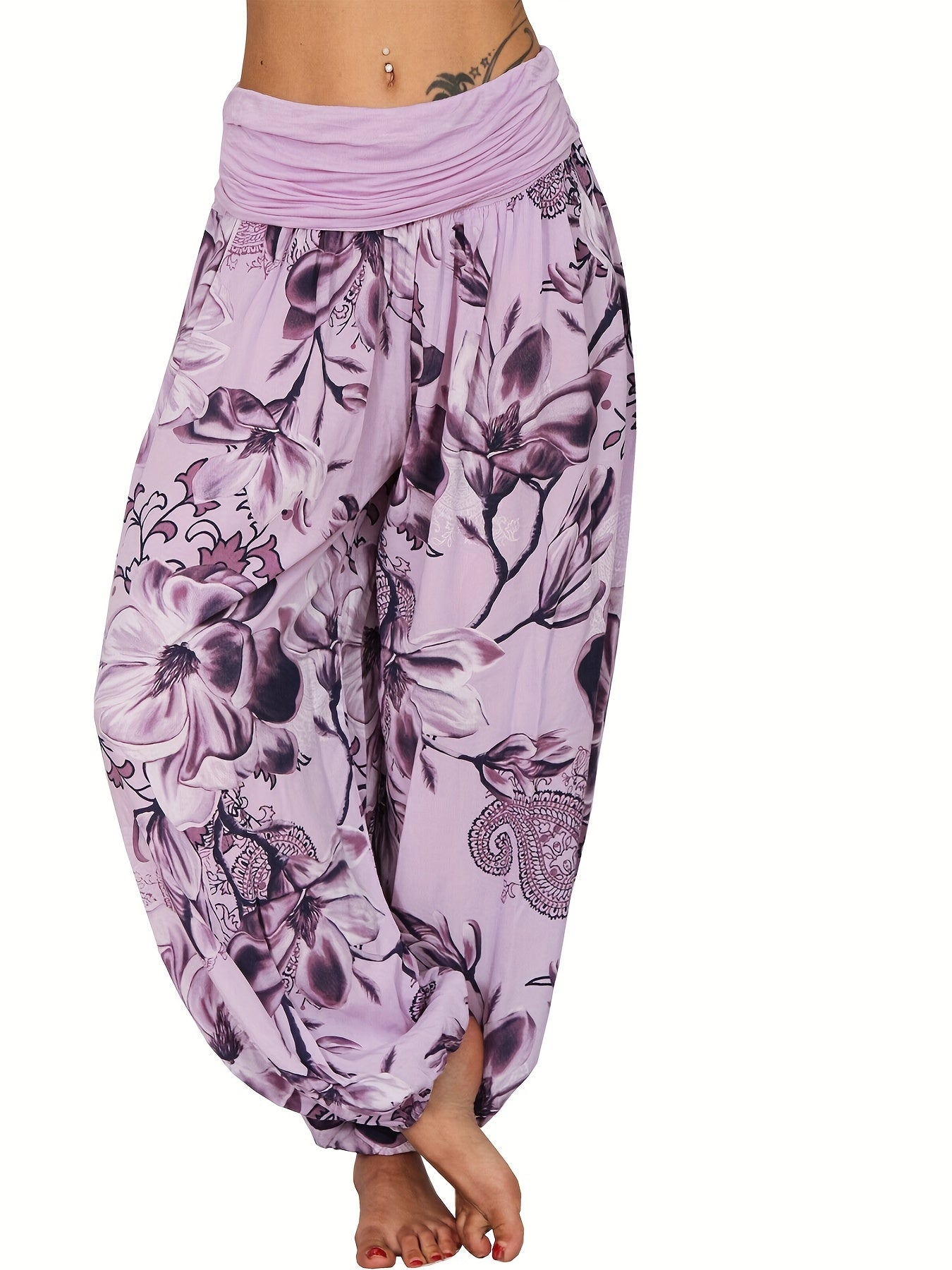 Muri™ | Pantalon Bohémien Floral Élégant