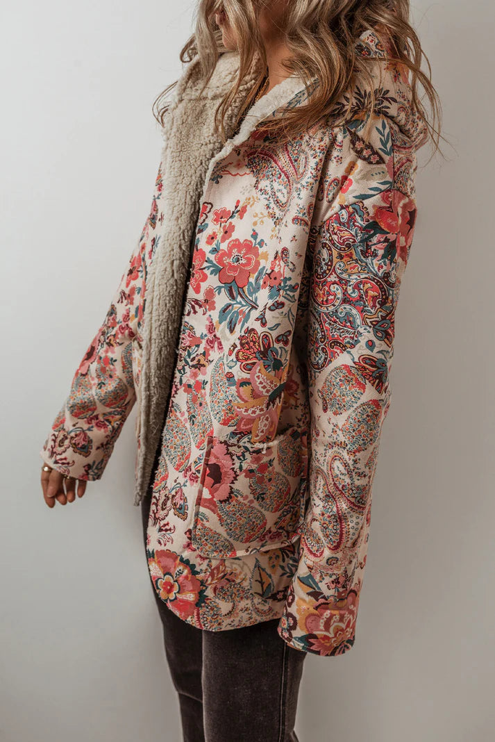 Jira™ | Veste Doublée à Motif Paisley